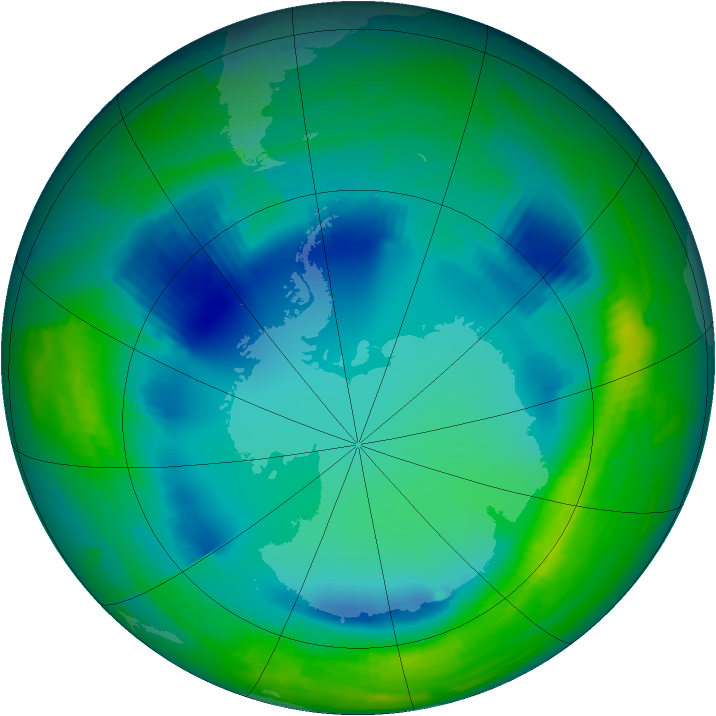 Ozone Map 1996-08-02